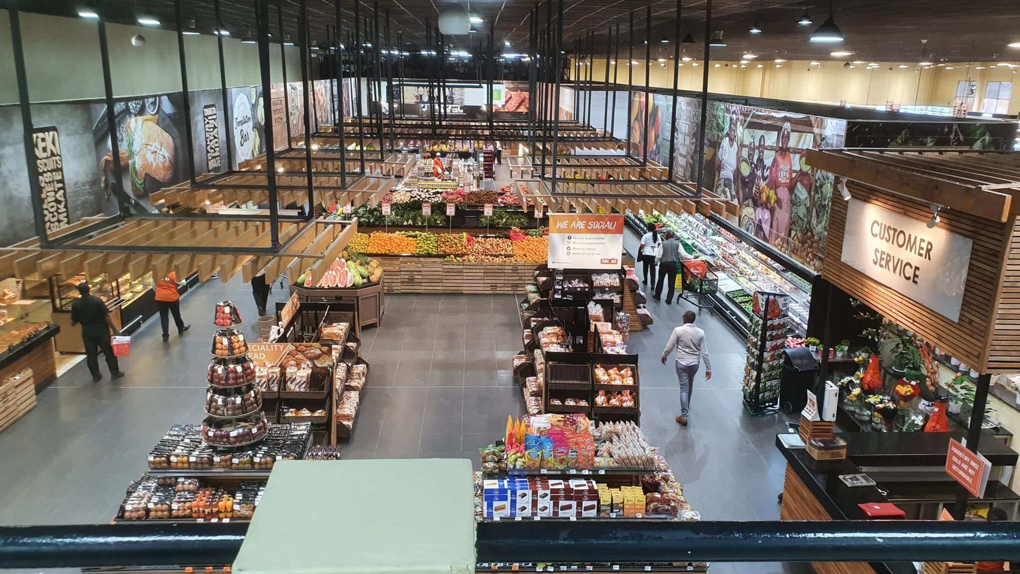 A grocery shop in Kenya.